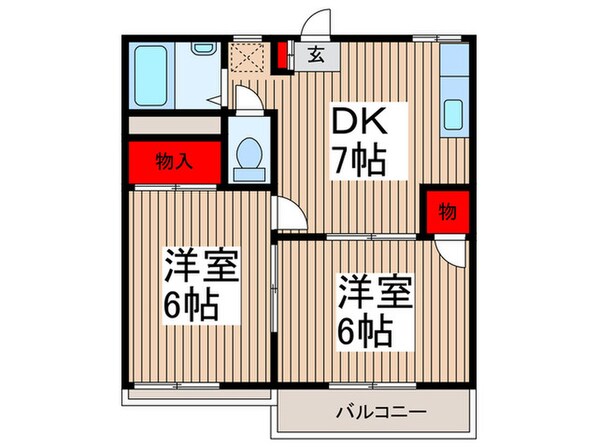 アーバン内田の物件間取画像